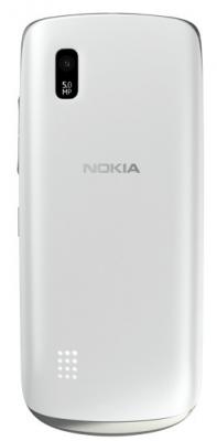 Мобильный телефон Nokia Asha 300 Silver-White - задняя панель