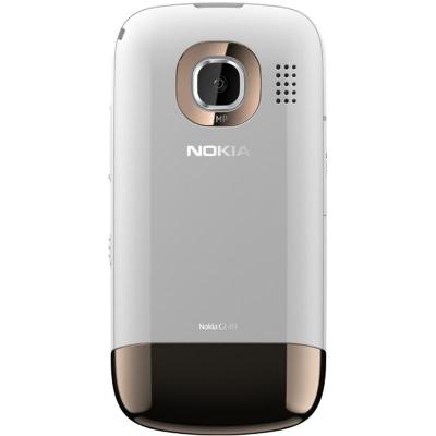 Мобильный телефон Nokia C2-03 Golden White - сзади