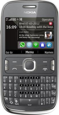 Мобильный телефон Nokia Asha 302 Dark Gray - общий вид