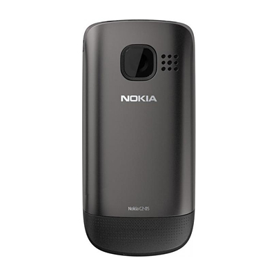 Мобильный телефон Nokia C2-05 Dark Gray - сзади