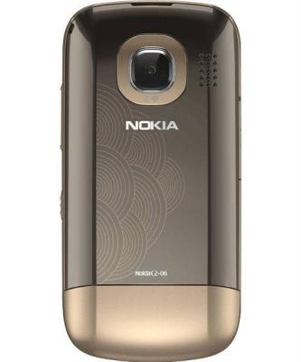 Мобильный телефон Nokia C2-06 Golden Buff - сзади