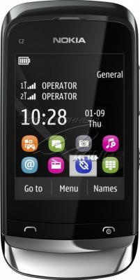 Мобильный телефон Nokia C2-06 Graphite - общий вид