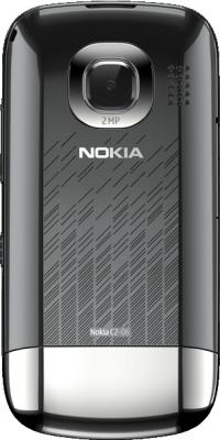 Мобильный телефон Nokia C2-06 Graphite - задняя панель
