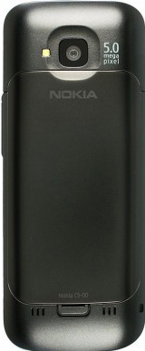 Мобильный телефон Nokia C5-00.2 All-Black - вид сзади