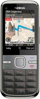 Смартфон Nokia C5-00.2 Warm Gray - вид спереди