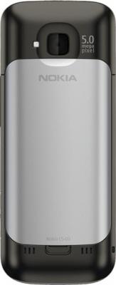 Смартфон Nokia C5-00.2 Warm Gray - вид сзади