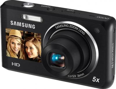 Компактный фотоаппарат Samsung DV100 (EC-DV100ZBPBRUA) Black - общий вид