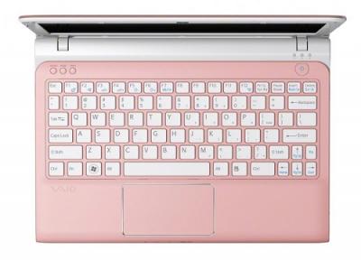 Ноутбук Sony VAIO (SVE1111M1RP) - Вид сверху клавиатура