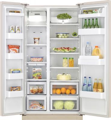 Холодильник с морозильником Samsung RSA1NTVB1 - внутренний вид
