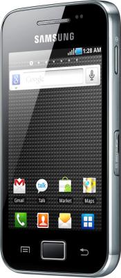 Смартфон Samsung S5830 Galaxy Ace Black Glossy (GT-S5830 OKISER) - полубоком