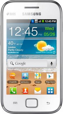 Смартфон Samsung Galaxy Ace Duos / S6802 (белый) - общий вид