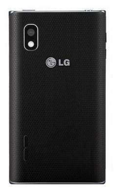 Смартфон LG E612 Optimus L5 Black (LG-E612 ACISBK) - сзади