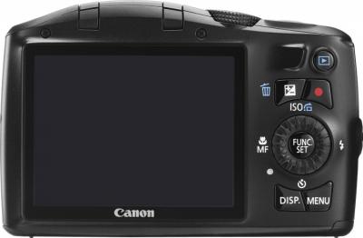 Компактный фотоаппарат Canon PowerShot SX150 IS Black - вид сзади