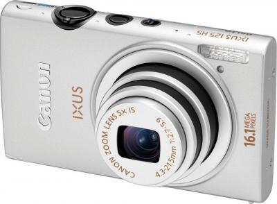 Компактный фотоаппарат Canon IXUS 125 HS Silver - общий вид