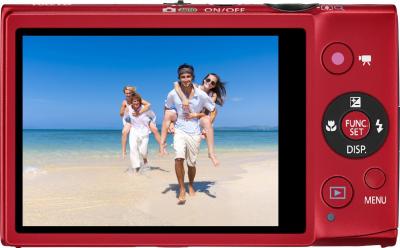 Компактный фотоаппарат Canon IXUS 125 HS Red - общий вид