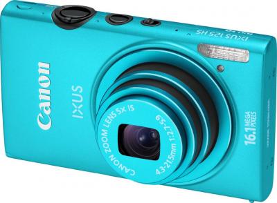 Компактный фотоаппарат Canon IXUS 125 HS Blue - общий вид