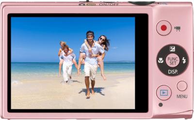 Компактный фотоаппарат Canon IXUS 125 HS Pink - вид сзади