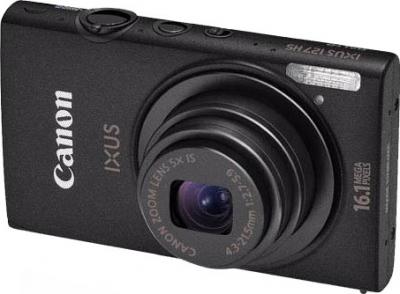 Компактный фотоаппарат Canon Digital Ixus 127 HS BLACK - общий вид