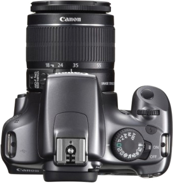 Зеркальный фотоаппарат Canon EOS 1100D Kit 18-55mm IS III Gray - вид сверху