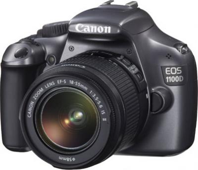 Зеркальный фотоаппарат Canon EOS 1100D Kit 18-55mm IS III Gray - общий вид