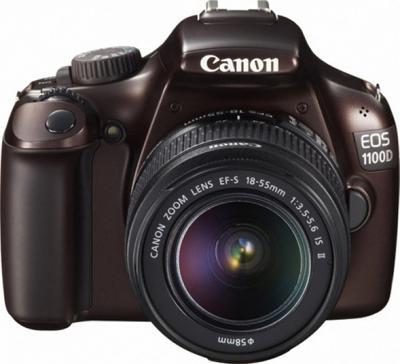 Зеркальный фотоаппарат Canon EOS 1100D Kit 18-55mm IS II Brown - общий вид
