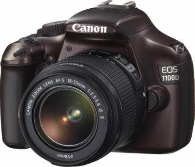 Зеркальный фотоаппарат Canon EOS 1100D Kit 18-55mm IS II Brown - общий вид