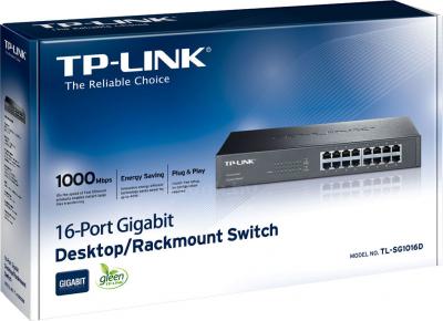 Коммутатор TP-Link TL-SG1016D - упаковка