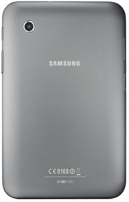 Планшет Samsung Galaxy Tab 2 7.0 16GB 3G Titanium Silver (GT-P3100TSESER) - вид сзади