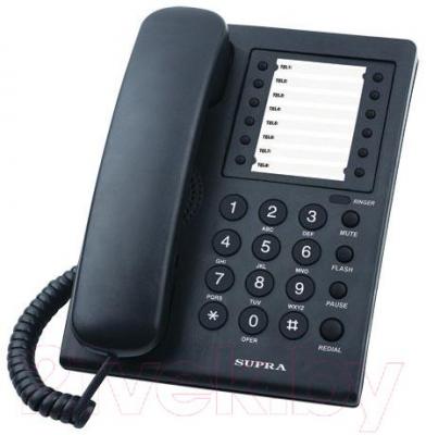Проводной телефон Supra STL-311 (черный)
