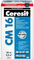 Клей для плитки Ceresit CM 16 Flex (25кг) - 