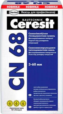 Самонивелирующаяся смесь Ceresit CN 68 (25кг)