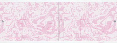 Экран для ванны МетаКам Кварт 1.48 (розовый мрамор)