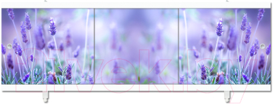 Экран для ванны МетаКам Ультра легкий АРТ 1.48 (цветочная элегия)