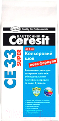 Фуга Ceresit CE 33 (5кг, натура)