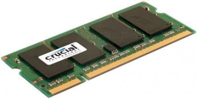 Оперативная память DDR2 Crucial 1GB DDR2 SO-DIMM PC2-6400 (CT12864AC800) - общий вид