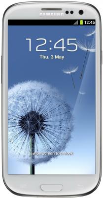 Смартфон Samsung Galaxy S3 / I9300 (белый) - общий вид