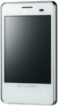Смартфон LG Optimus L3 Dual / E405 (белый) - общий вид