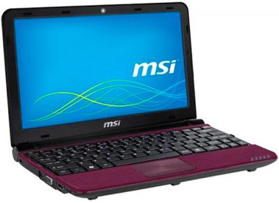 Ноутбук MSI U180-058XBY - спереди