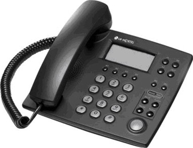 Проводной телефон LG Nortel LKA 220 C - общий вид (черный)
