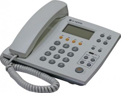 Проводной телефон LG Nortel LKA 220 C - общий вид (серый)