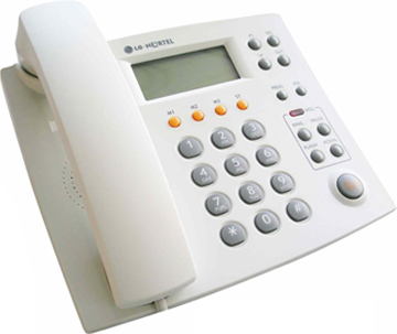 Проводной телефон LG Nortel LKA 220 C - общий вид (белый)