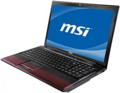 Ноутбук MSI CR650-453XBY - повернут