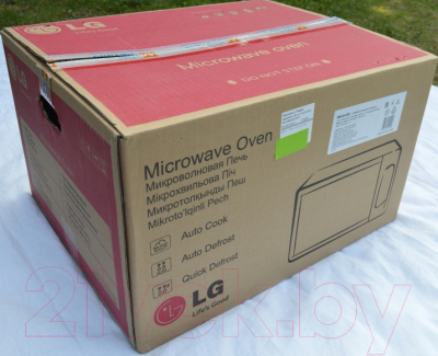 Микроволновая печь LG MB4342BS - коробка