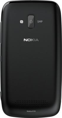 Смартфон Nokia Lumia 610 (Black) - задняя панель