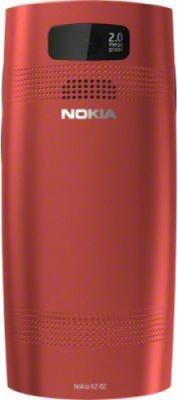 Мобильный телефон Nokia X2-02 Bright Red - задняя панель