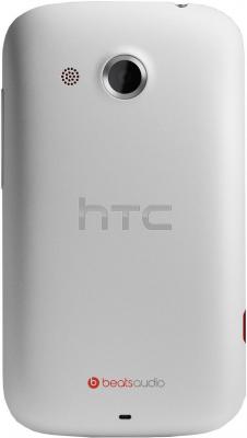 Смартфон HTC Desire C (A320e) White - вид сзади