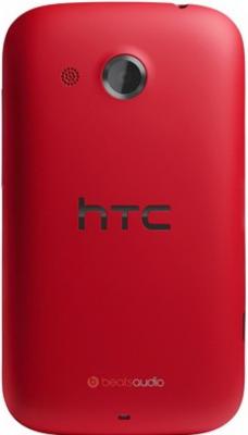 Смартфон HTC Desire C (A320e) Red - вид сзади