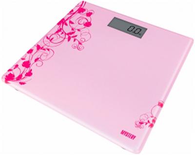 Напольные весы электронные Mystery MES-1808 (розовый) - розовые