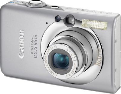 Компактный фотоаппарат Canon Digital IXUS 95 IS (PowerShot SD1200 IS) Silver - общий вид