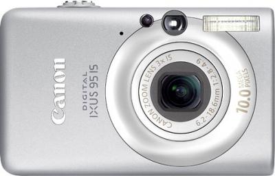 Компактный фотоаппарат Canon Digital IXUS 95 IS (PowerShot SD1200 IS) Silver - вид спереди